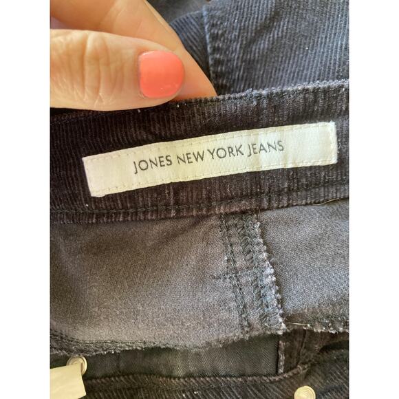 Jones New York Black Corduroy Pants, Size 6 - Picture 3 of 5
